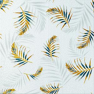 Панель стінова 3D 680х670х4мм Папороть на білому фоні (D)