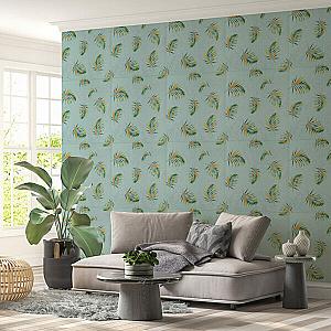 Панель стінова 3D 680х670х4мм Папороть на світло-зеленому фоні (D)