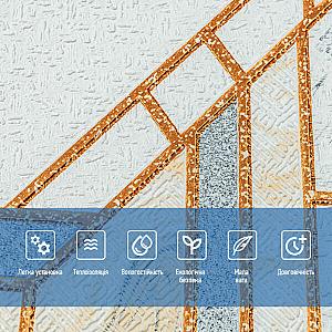 Панель стінова 3D 680х680х4мм Геометрія (D)