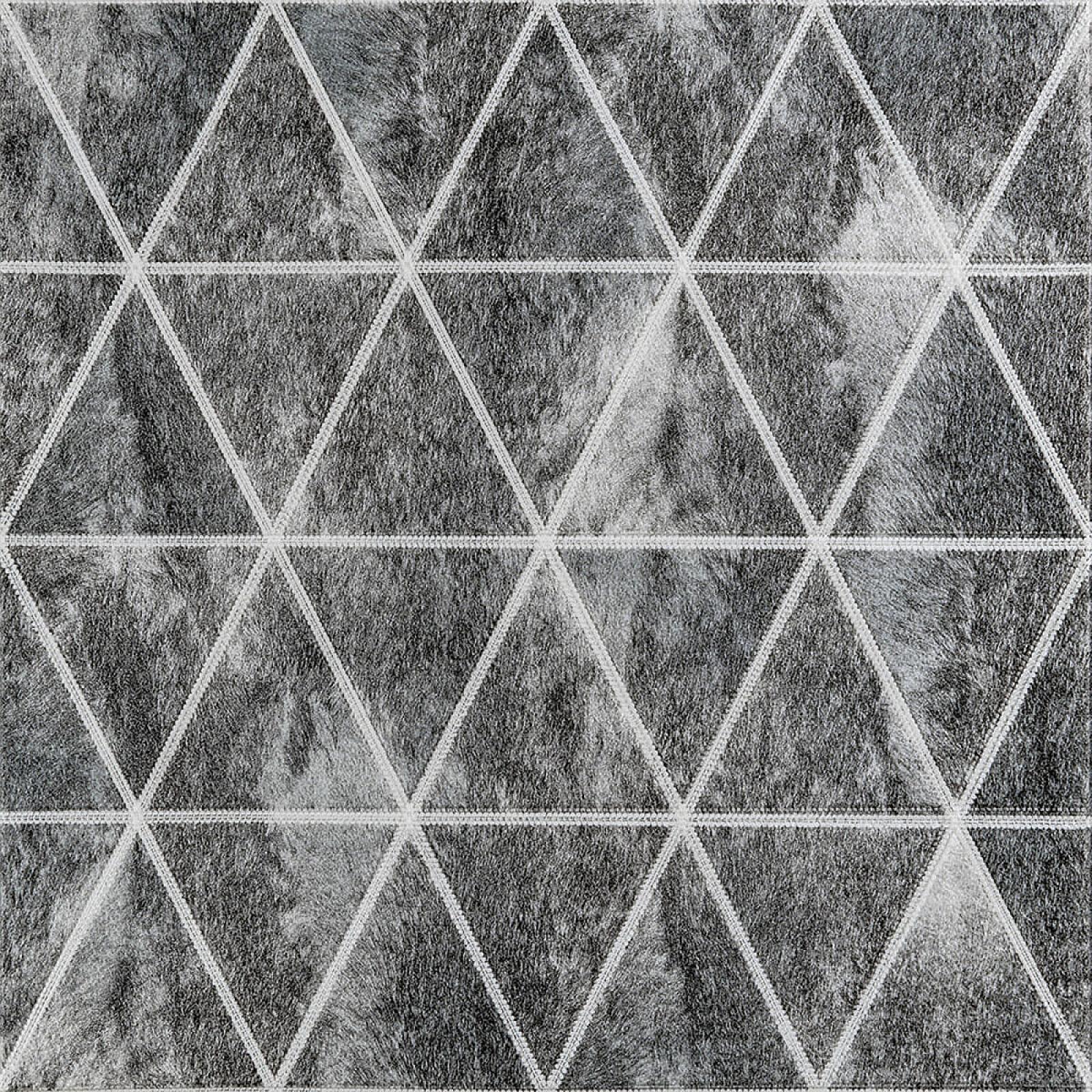 Панель стінова 3D 700х700х4мм Ромби сірі вінтаж