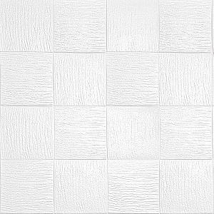 Панель 3D декоративна самоклеюча стіново-стельова 700x700x5мм (185)