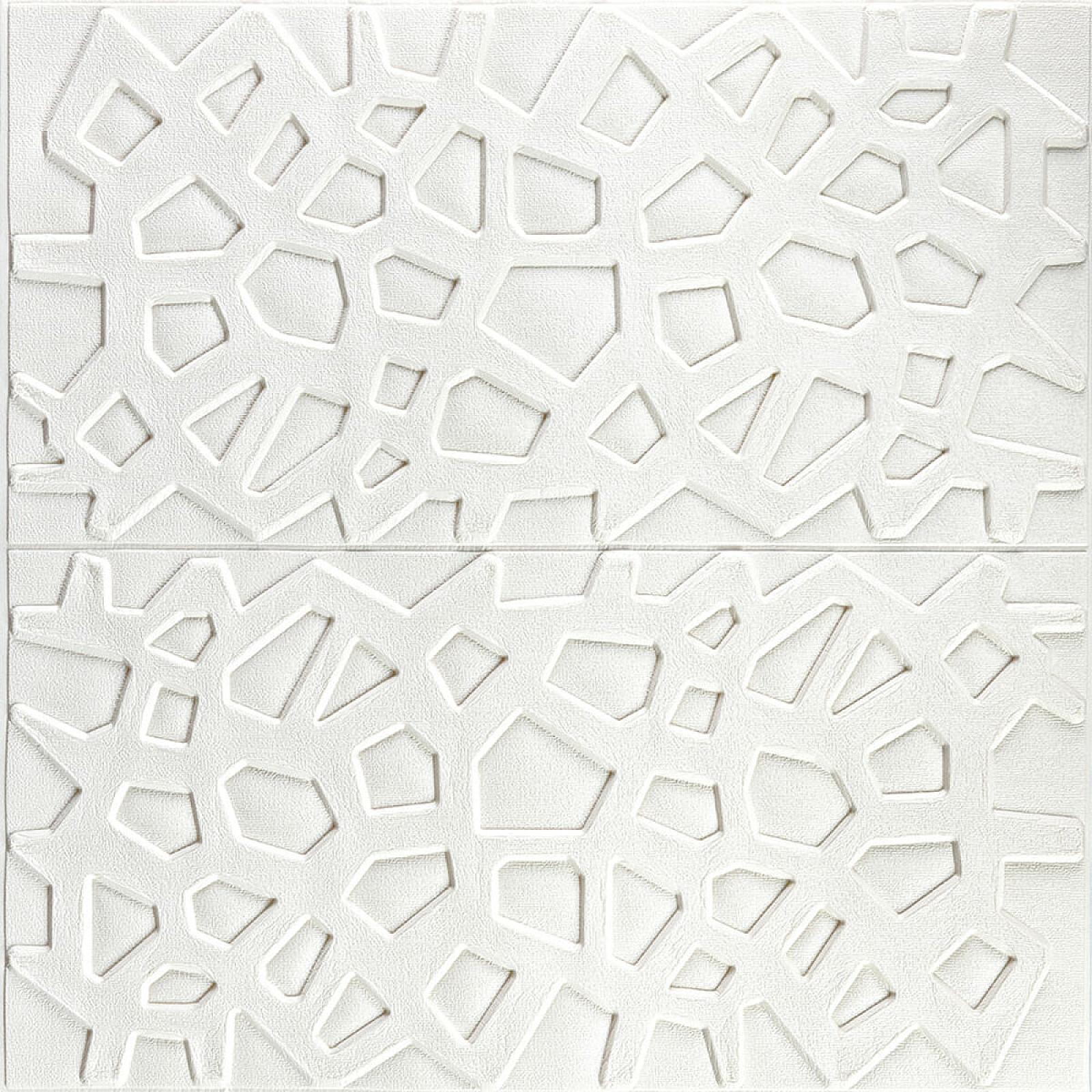 Самоклеюча декоративна стельово-стінова 3D панель 700x700x6,5мм Павутина (115)