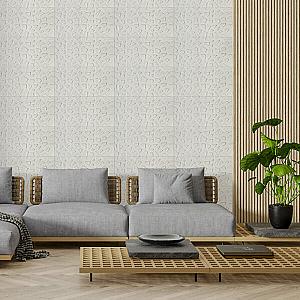 Самоклеюча декоративна стельово-стінова 3D панель 700x700x6,5мм Павутина (115)