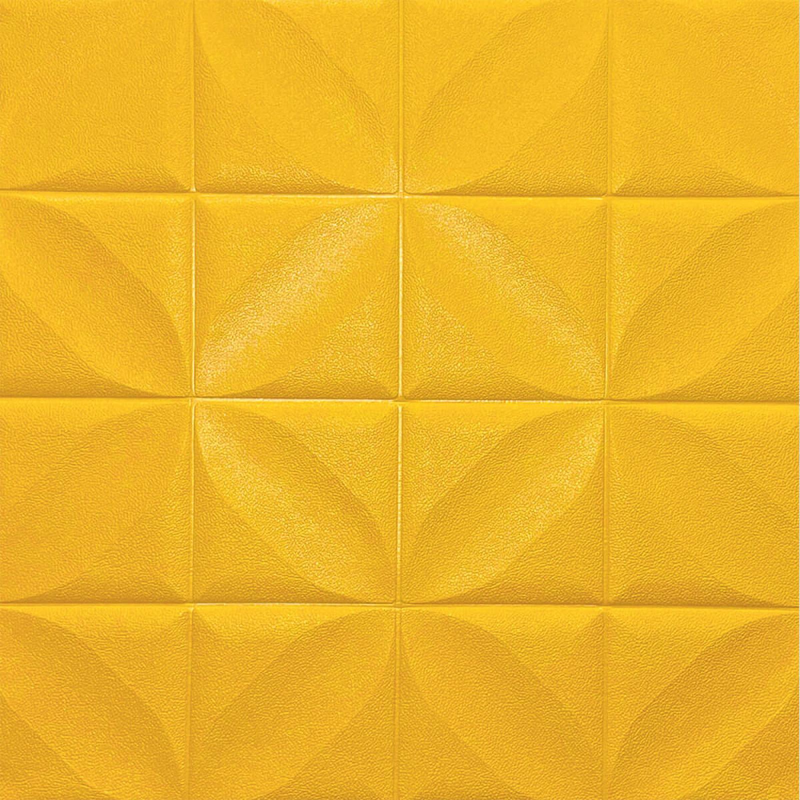 Самоклеюча декоративна стельово-стінова 3D панель 700x700x6мм (199)