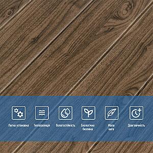 Декоративна 3D панель самоклейка 700x700x5мм Темний дуб (083)