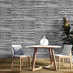 Декоративна 3D панель самоклейка 700x700x6мм Зебра дерево (081)