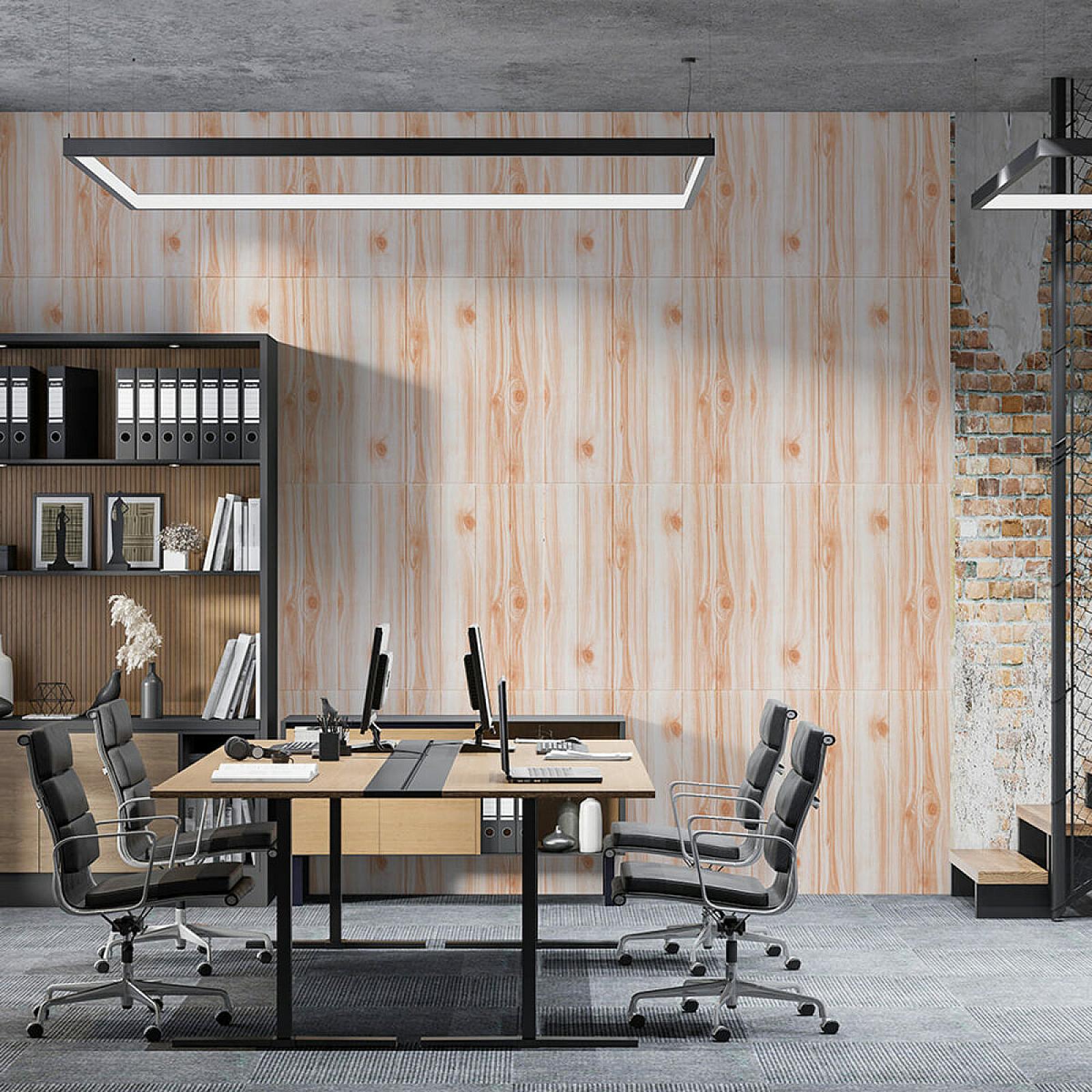 Декоративна 3D панель самоклеюча 700x700x4мм Карамельне дерево (080)