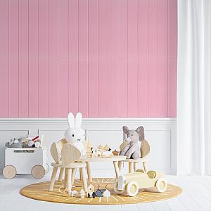 Самоклеюча 3D панель 700x700x4мм Рожеве дерево (379)