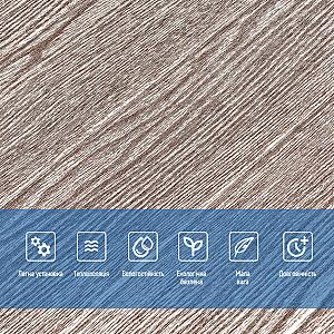 Самоклеюча 3D панель 700х700х4мм Срібне дерево (98)