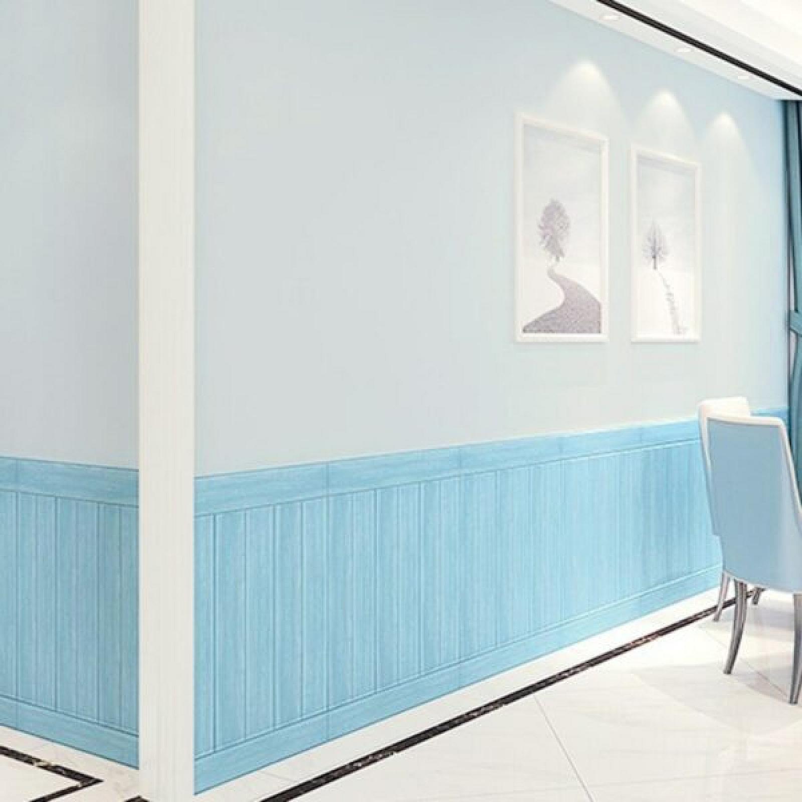 Самоклейна 3D панель 700х700х4мм Блакитне дерево (93)