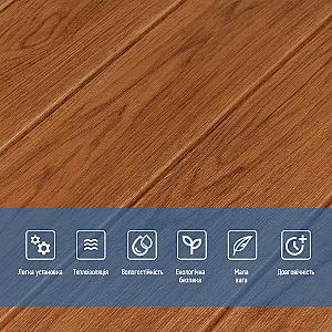 Самоклеюча декоративна 3D панель 700x700x5мм Вільха дерево (089)