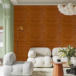 Самоклеюча декоративна 3D панель 700x700x5мм Вільха дерево (089)