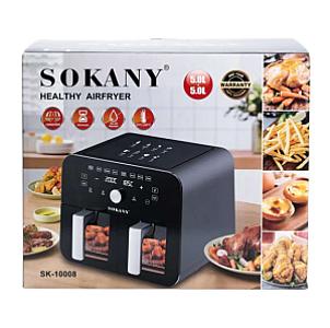 Аерогриль-фритюрниця SK10008 на 10 л сенсорно-механічна, чорний