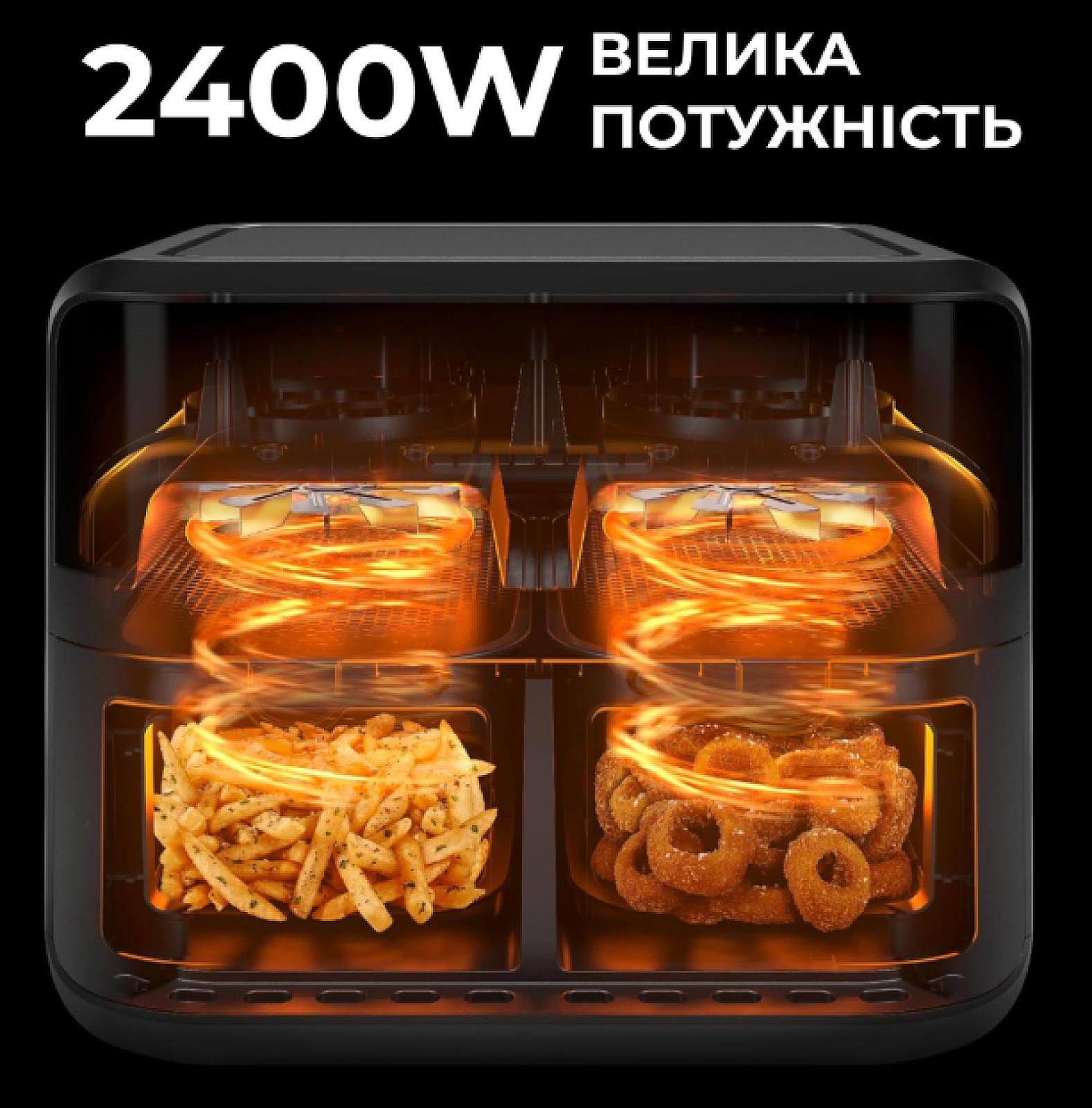 Аерогриль-фритюрниця SOKANY SK-10005 на 10 л сенсорна