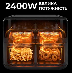Аерогриль-фритюрниця SOKANY SK-10005 на 10 л сенсорна