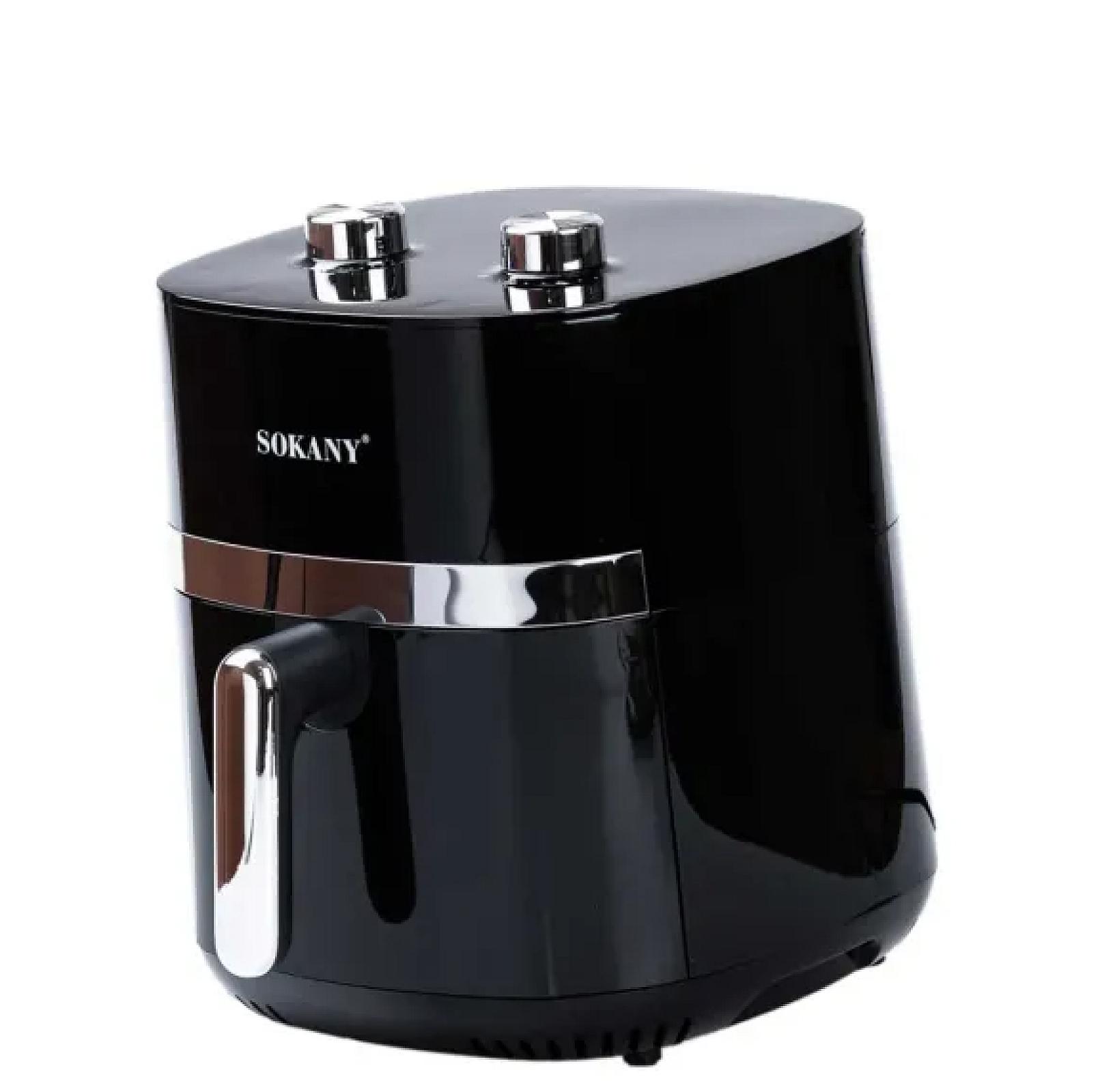 Аерогриль-фритюрниця SOKANY SK-10024 на 6,5 л з терморегулятором, чорний