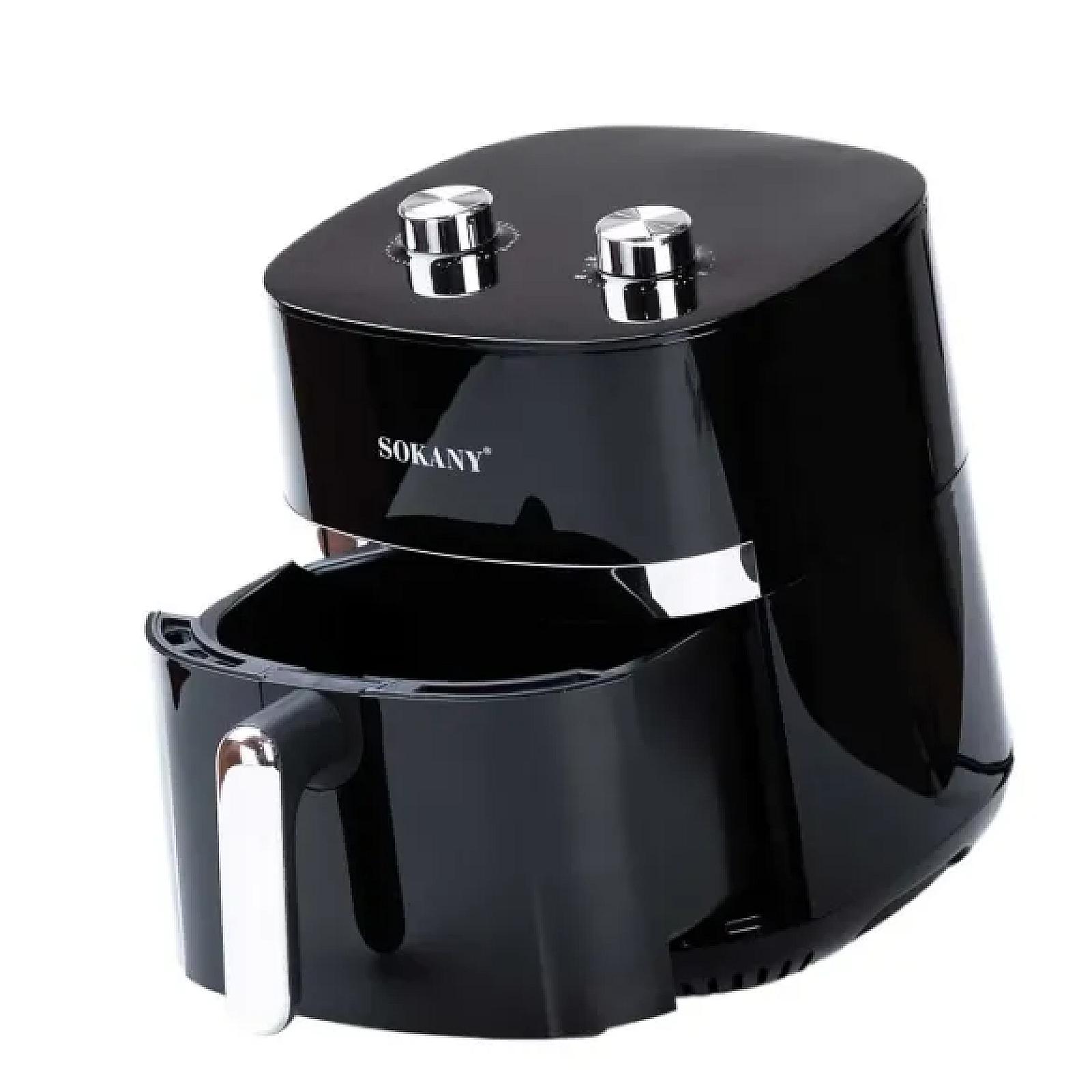 Аерогриль-фритюрниця SOKANY SK-10024 на 6,5 л з терморегулятором, чорний