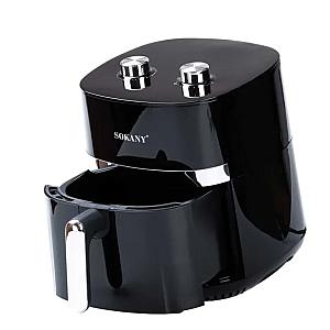 Аерогриль-фритюрниця SOKANY SK-10024 на 6,5 л з терморегулятором, чорний