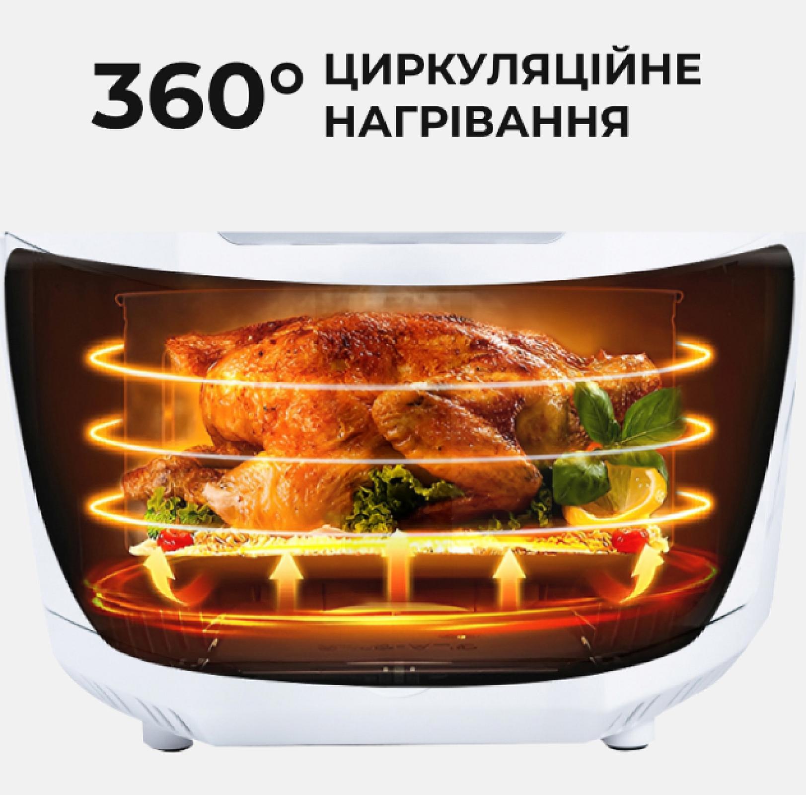 Аерогриль-фритюрниця SOKANY SK-3010 на 5 літрів, білий