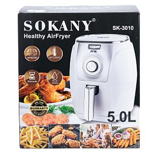 Аерогриль-фритюрниця SOKANY SK-3010 на 5 літрів, білий
