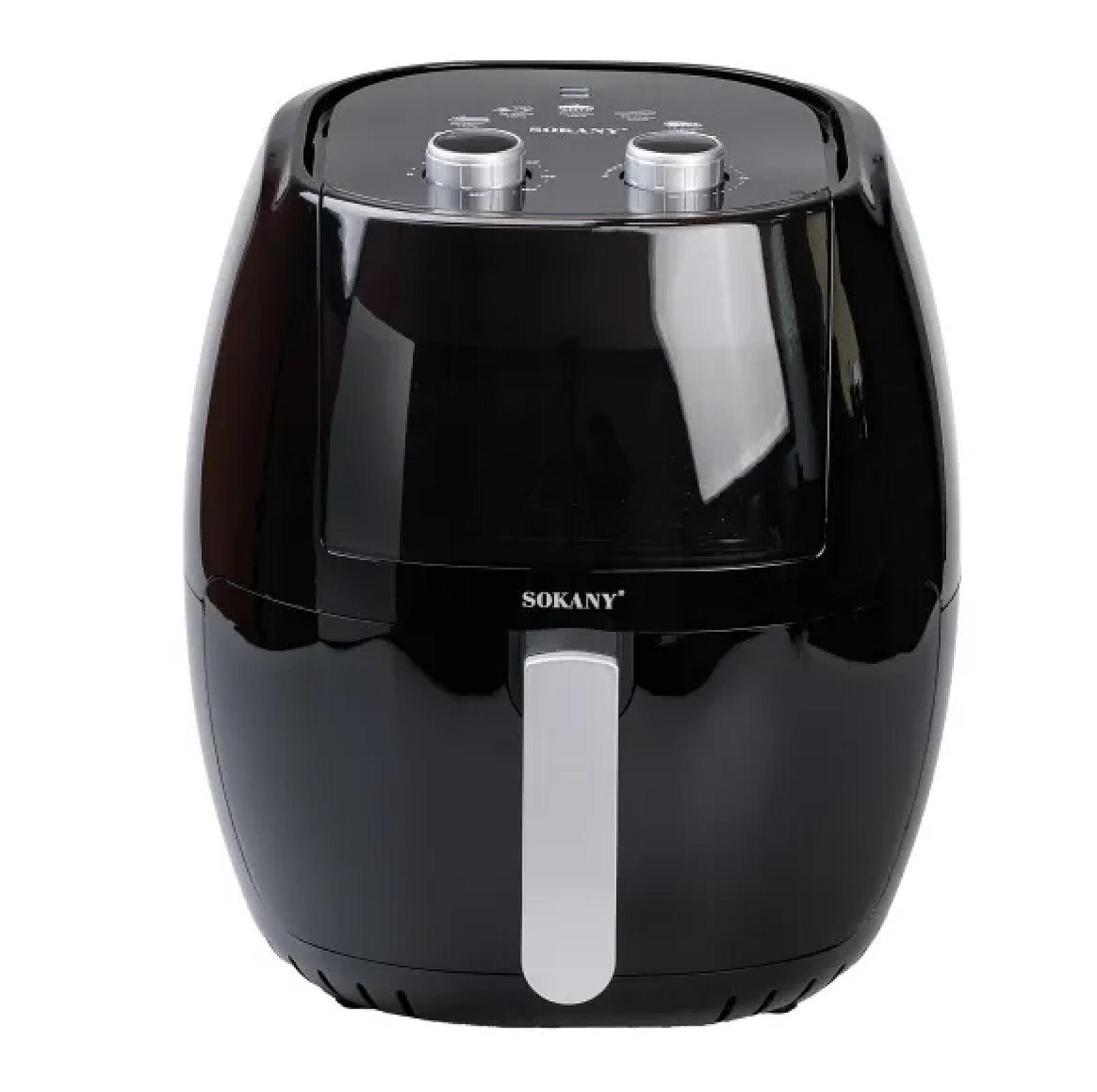 Аерогриль-фритюрниця SOKANY SK-8013 на 8 л з терморегулятором, чорний