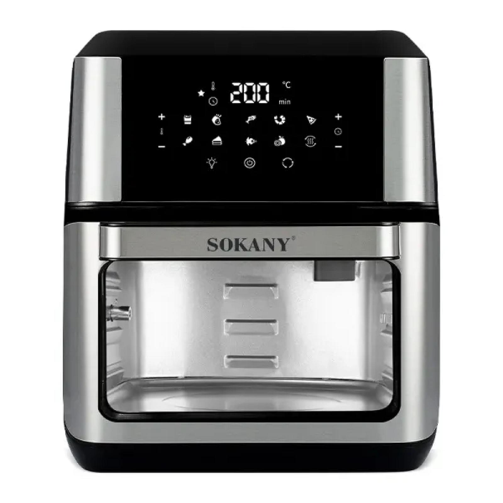 Аерогриль-фритюрниця SOKANY SK-ZG-8029 на 12 літрів, чорний