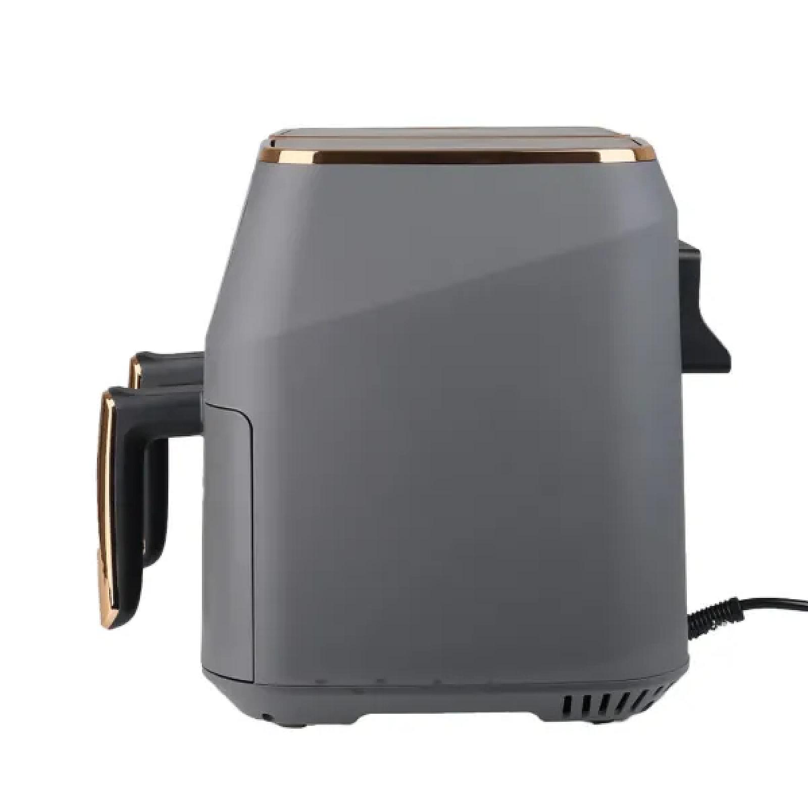 Аерогриль-фритюрниця SOKANY SK-ZG-8030 на 8 літрів 2 контейнери з таймером, сірий