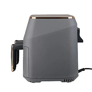 Аерогриль-фритюрниця SOKANY SK-ZG-8030 на 8 літрів 2 контейнери з таймером, сірий