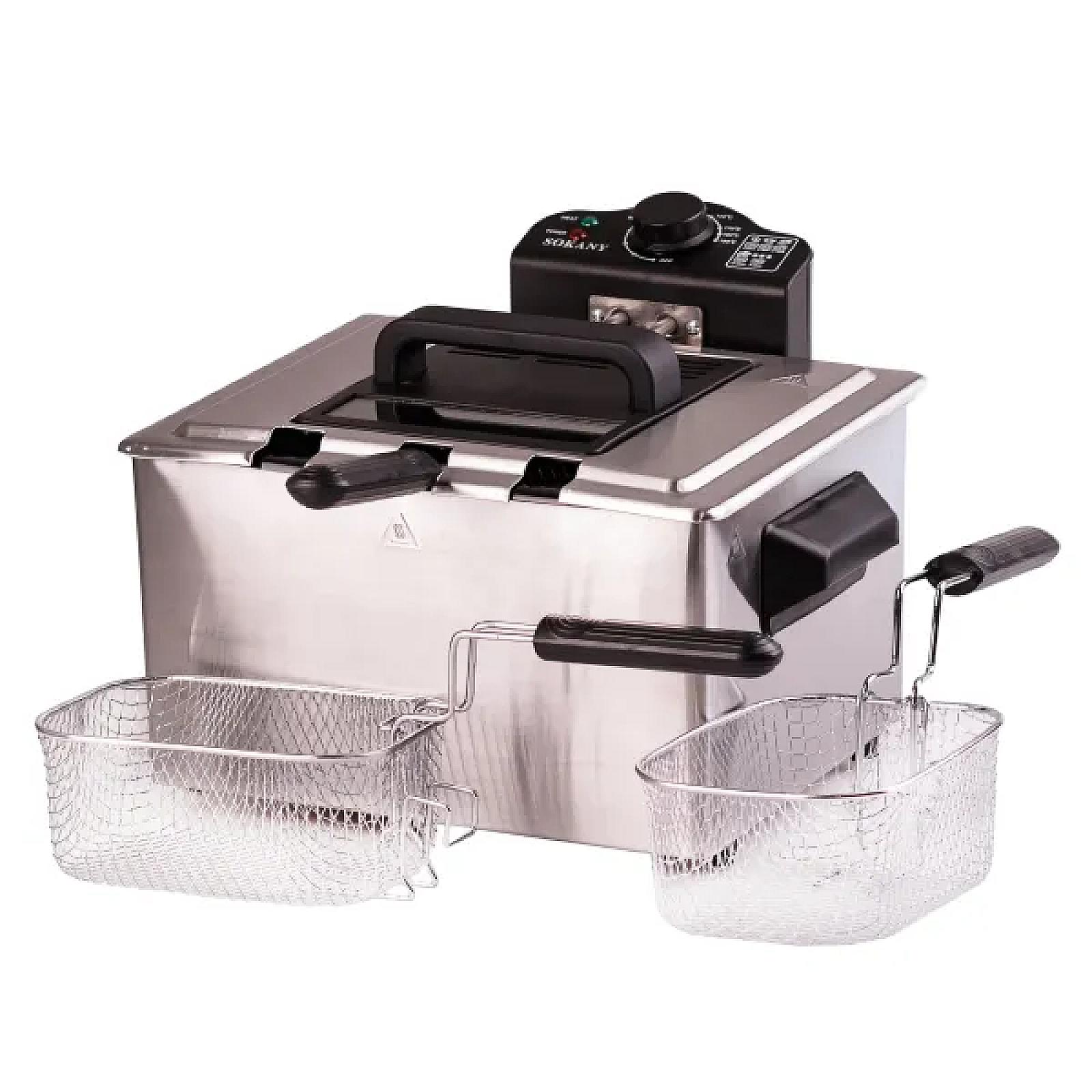 Фритюрниця професійна SOKANY WJ-801 на 5 л із захистом від перегріву