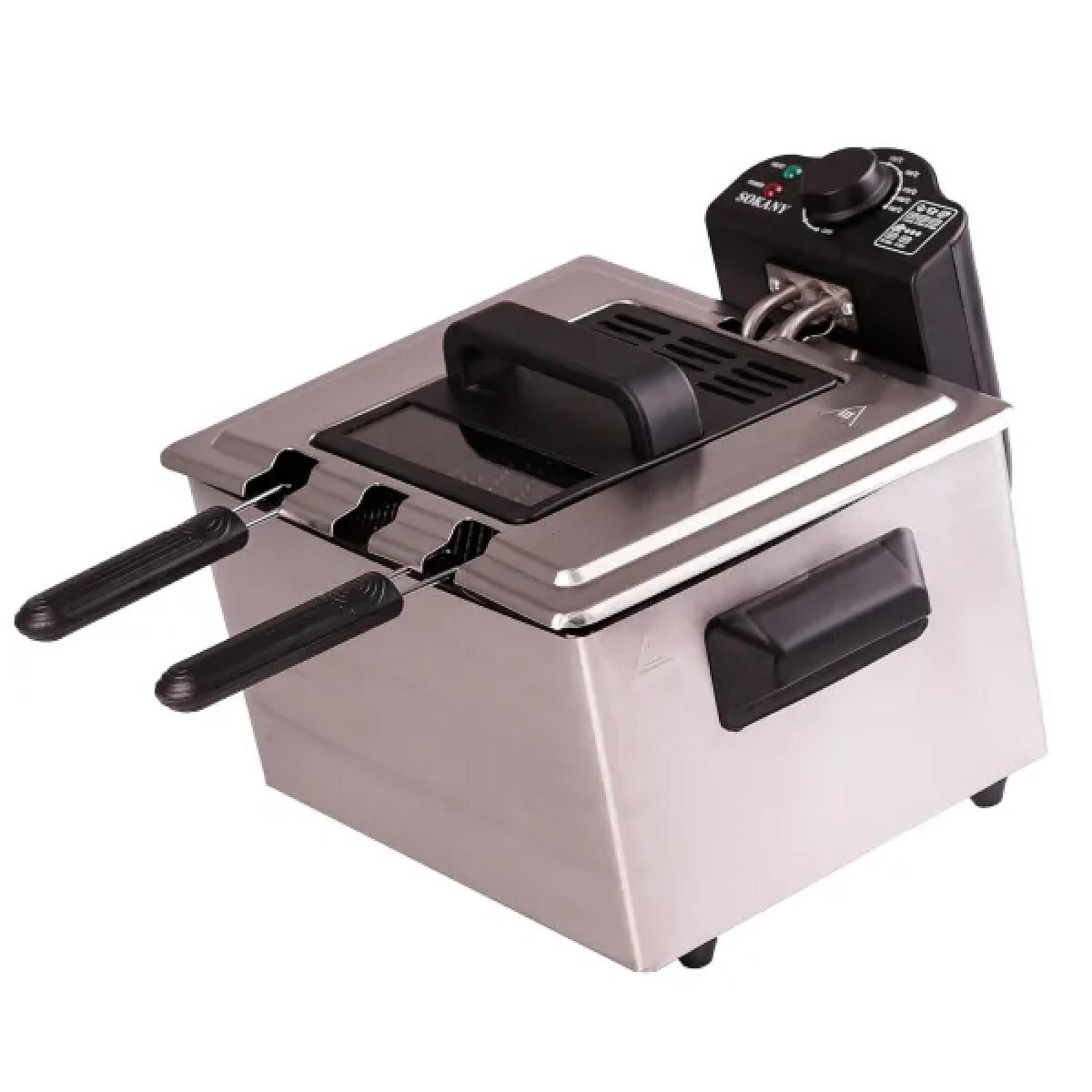 Фритюрниця професійна SOKANY WJ-801 на 5 л із захистом від перегріву