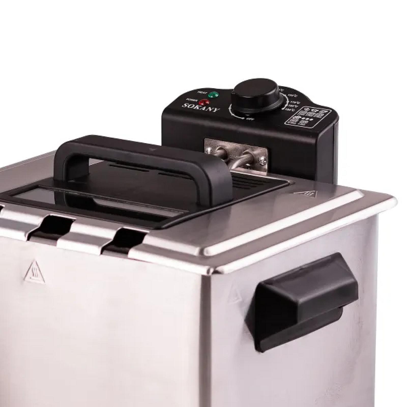 Фритюрниця професійна SOKANY WJ-801 на 5 л із захистом від перегріву