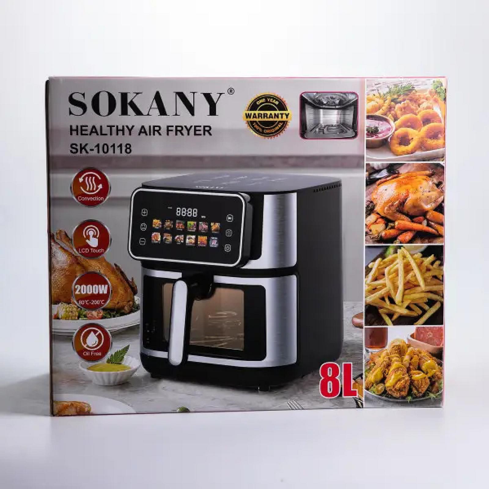 Аерогриль SOKANY SK-10118 на 8 літрів сенсорний