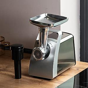 М'ясорубка електрична SOKANY SK-06001 з насадками, сталь