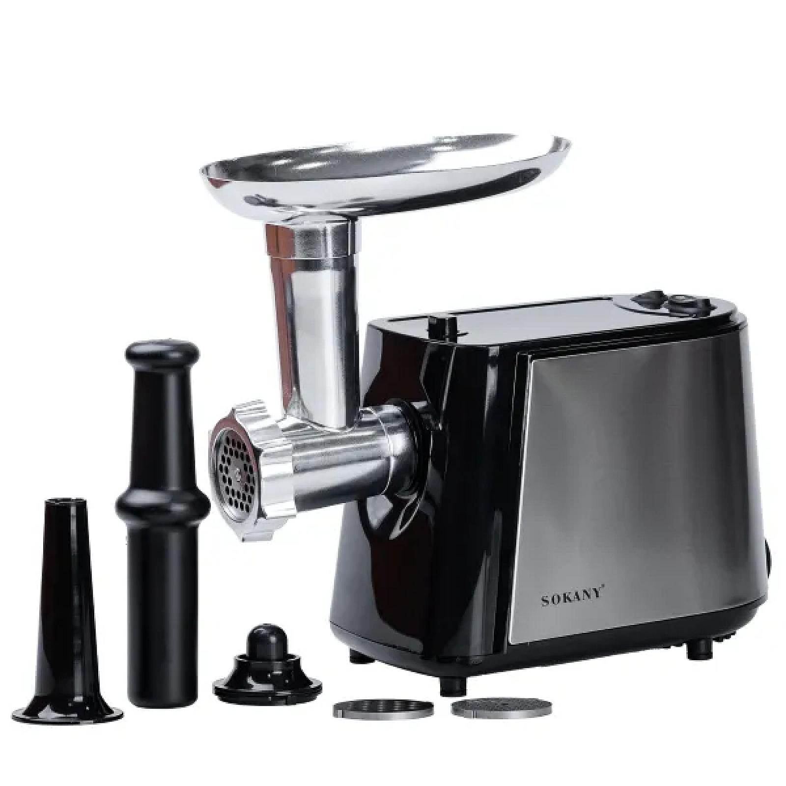 М'ясорубка електрична Sokany SK-092 професійна, сталь