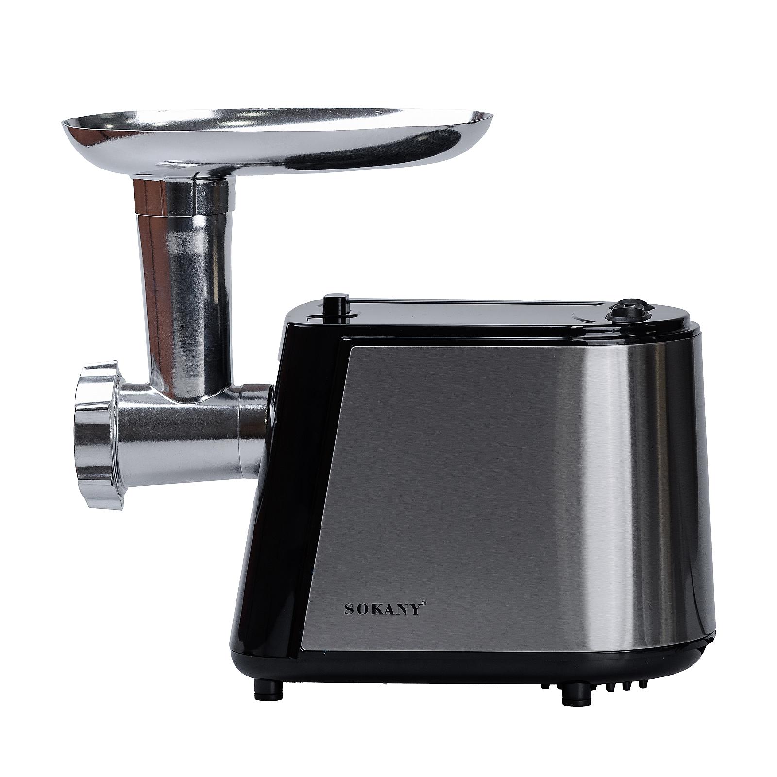 М'ясорубка електрична Sokany SK-092 професійна, сталь
