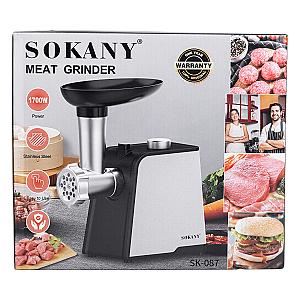 М'ясорубка електрична SOKANY SK-087 з насадками