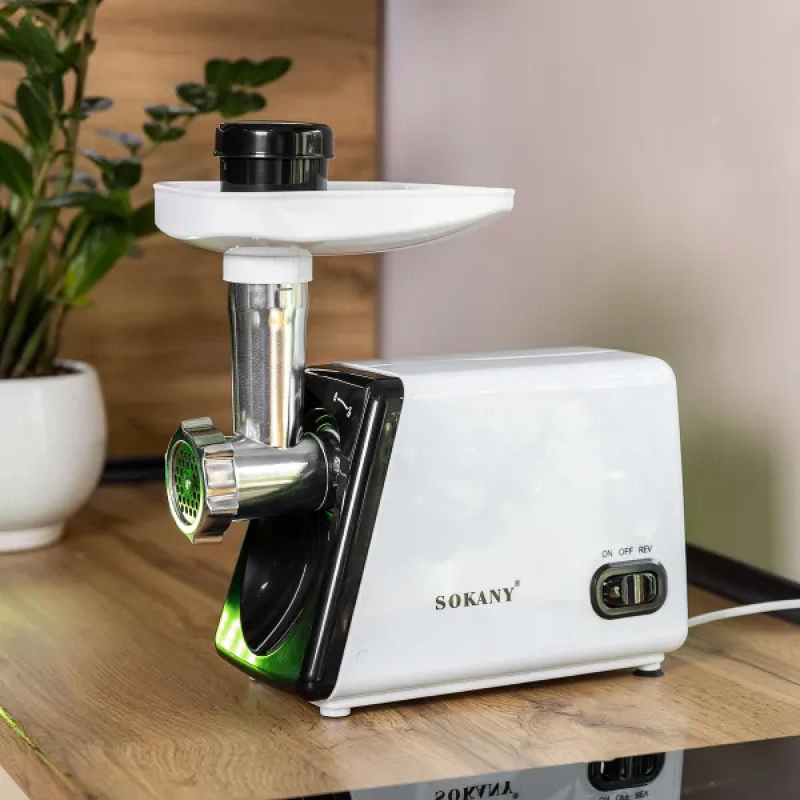 М'ясорубка електрична SOKANY SK-312 з насадками