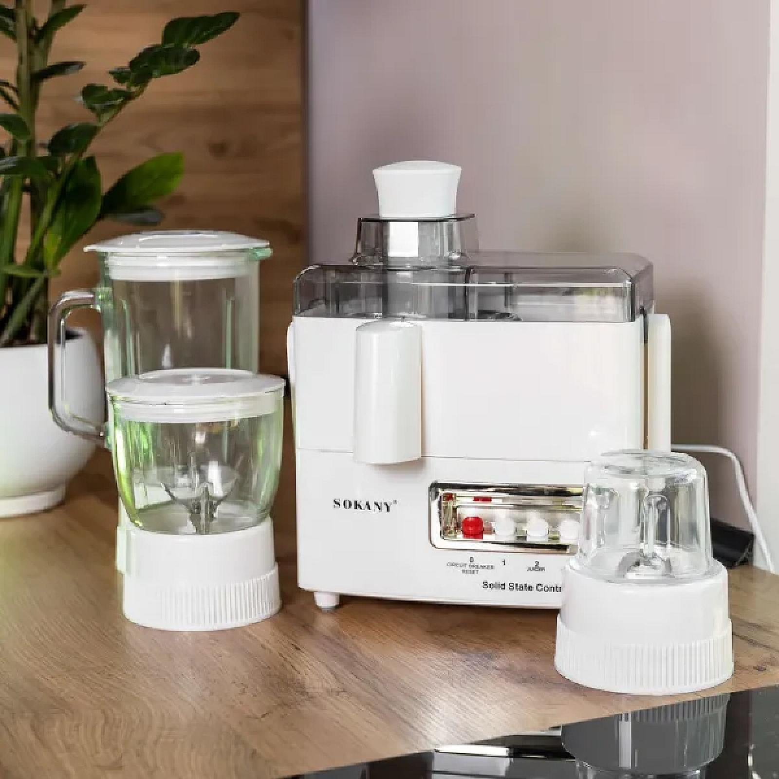 Кухонний комбайн 4 в 1 Sokany SK-03029 з соковижималкою