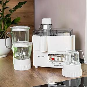 Кухонний комбайн 4 в 1 Sokany SK-03029 з соковижималкою