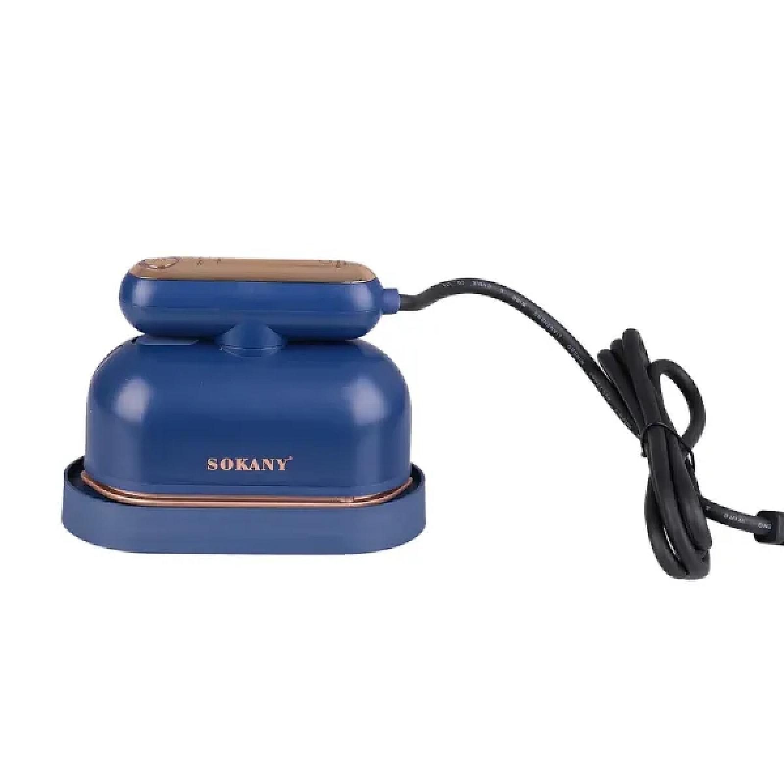 Дорожня праска SOKANY SK-3064 для сухого та вологого прасування, синій