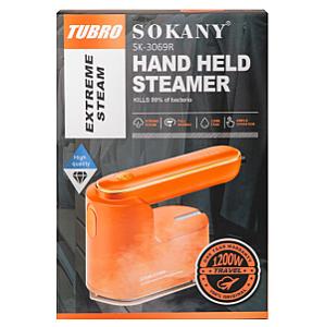 Дорожня праска Sokany SK-3069R з функцією відпарювання для сухого та вологого прасування, помаранчевий