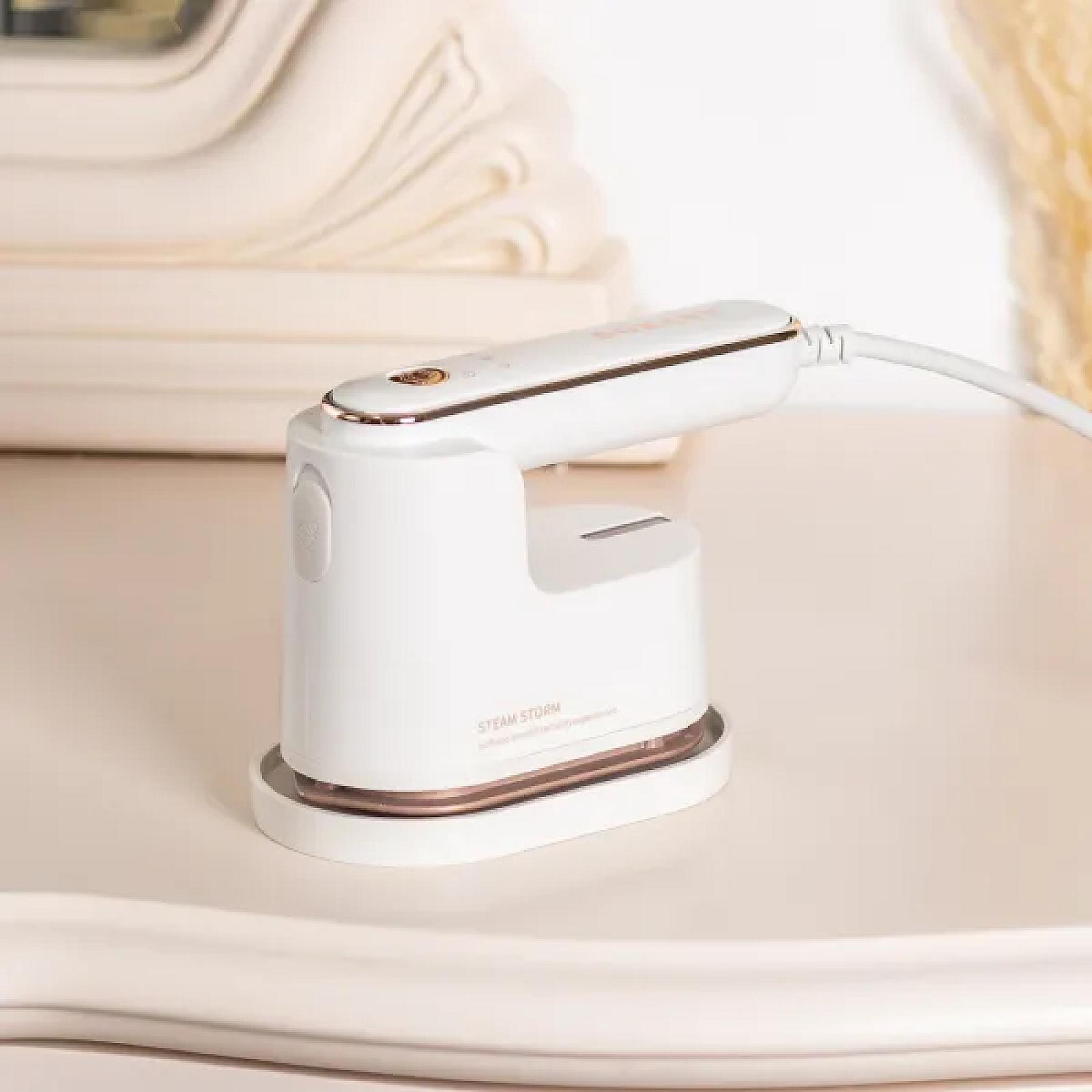 Дорожня праска Sokany SK-3069W з функцією відпарювання для сухого та вологого прасування, білий