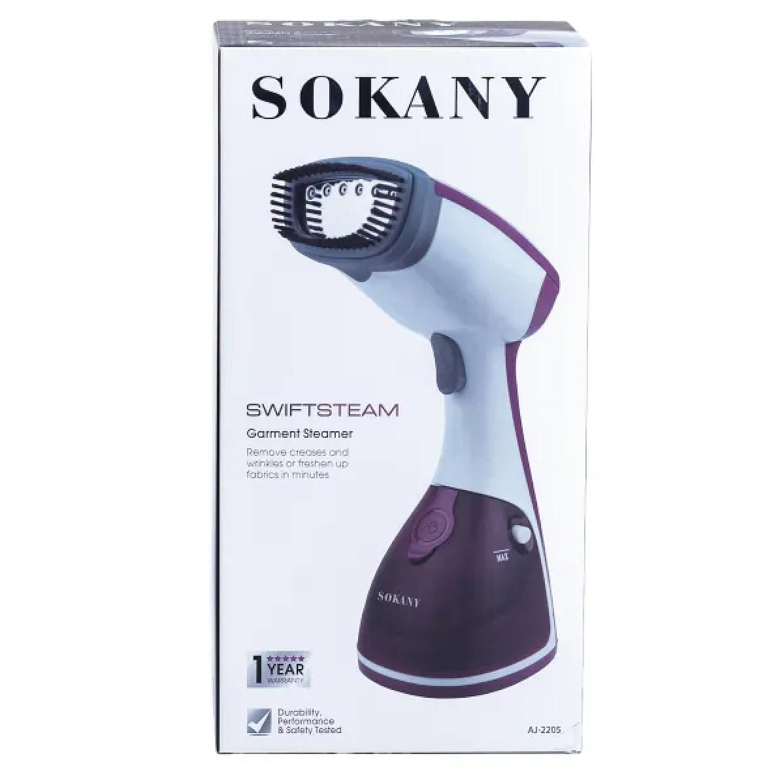 Ручний відпарювач SOKANY AJ-2205 1200 Вт, фіолетовий