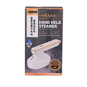 Дорожня праска Sokany SK-3071 для сухого та вологого прасування, білий