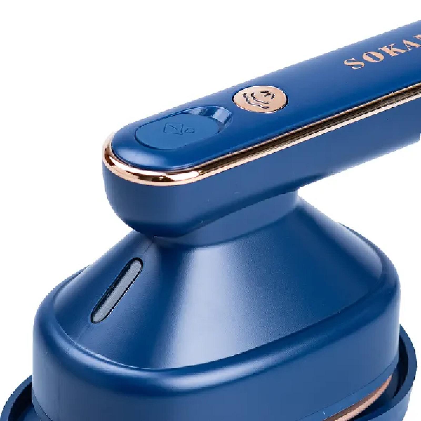 Дорожня праска Sokany SK-3071 для сухого та вологого прасування, синій