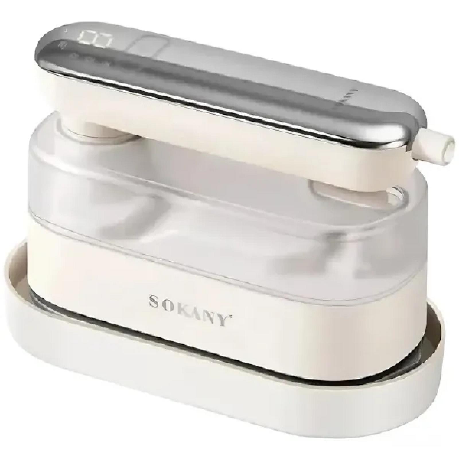 Дорожня праска SOKANY SK-11045 з керамічною підошвою, білий