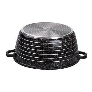 Набір каструль MGC алюмінієвих 2,5/4/5/7/9 л з мармуровим покриттям, чорний