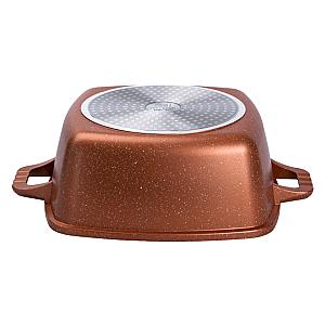 Набір каструль MGC алюмінієвих 2,8/4,5/4,6/7/10 л із гранітним покриттям, бронза