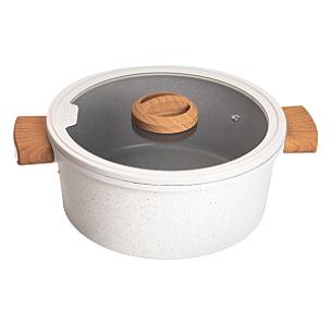 Набір посуду Elamina з антипригарним покриттям 11 предметів, білий