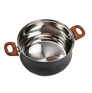 Набір посуду Haus Roland з антипригарним покриттям 10 предметів, чорний